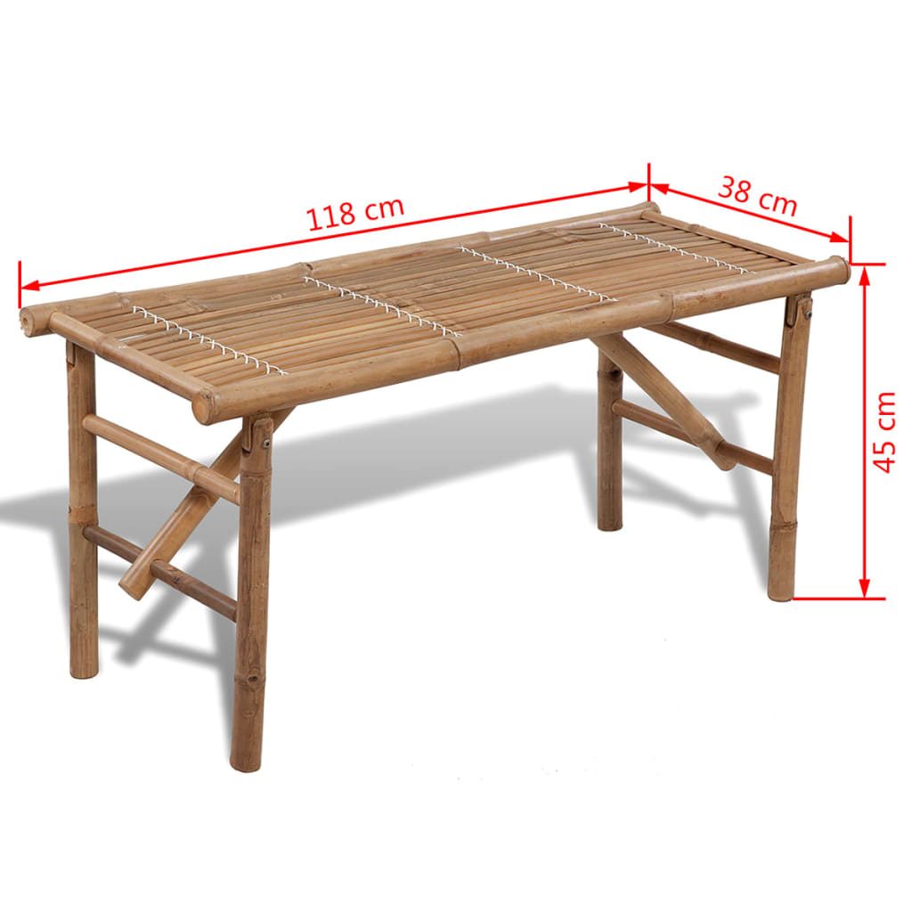 Banc Pliable en Bambou