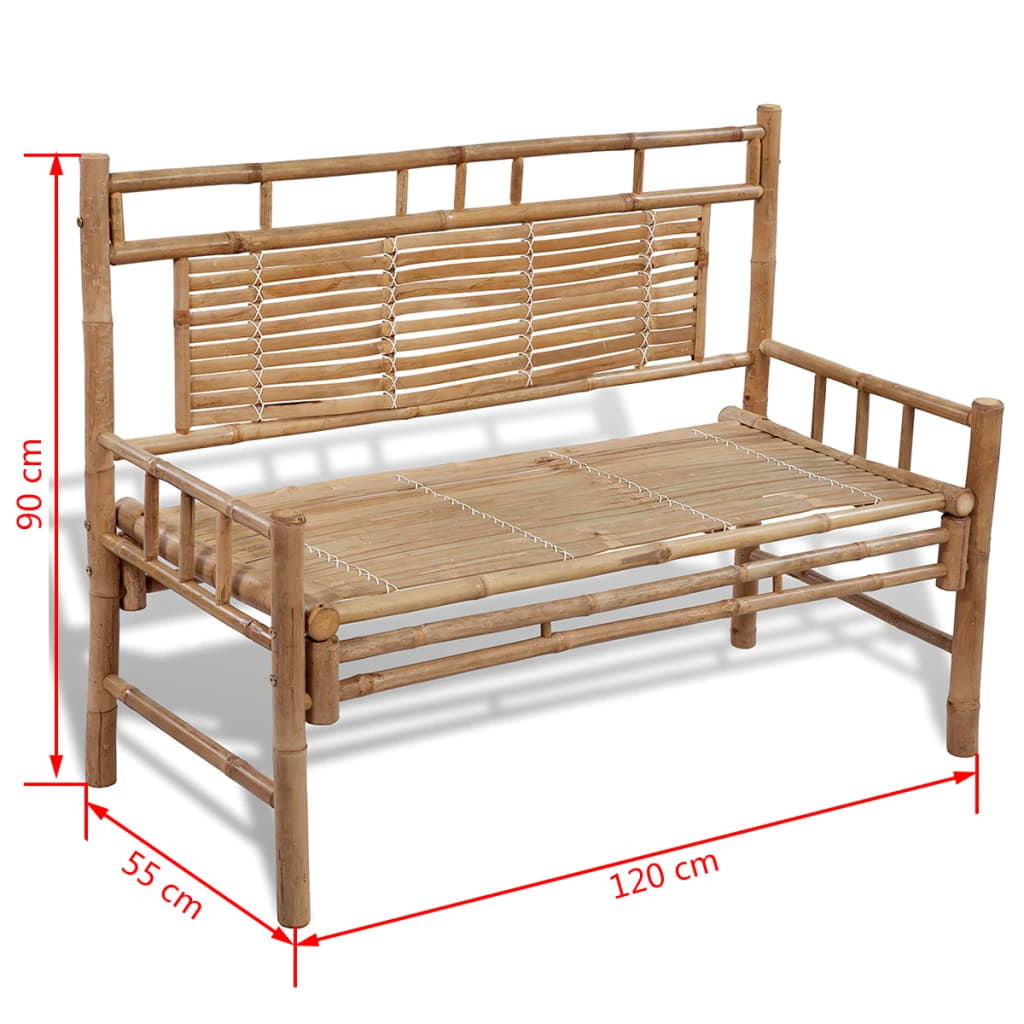 Banc de Jardin Bambou