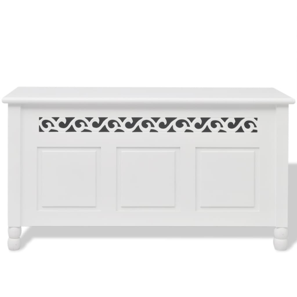 banc coffre de rangement baroque