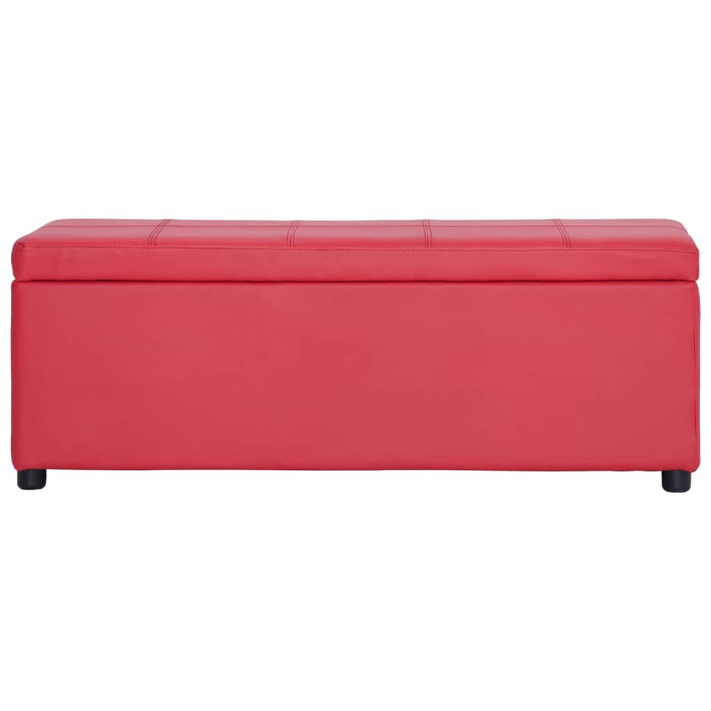 banc coffre de rangement cuir