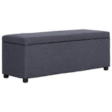 Banc Coffre Gris Anthracite