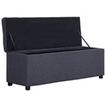 Banc Coffre Gris Anthracite