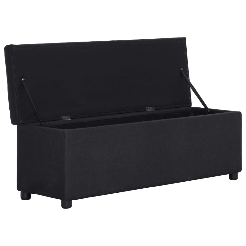 banc de rangement en tissu