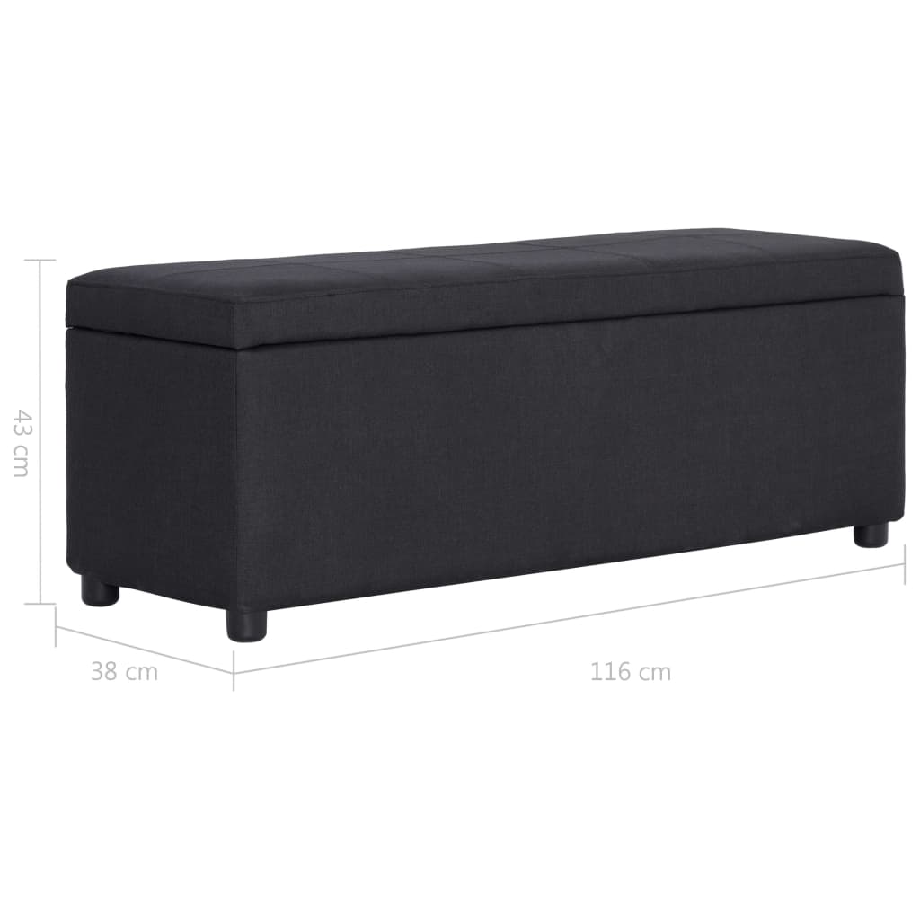 Banc Coffre Tissu