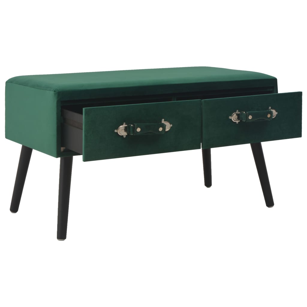 banc d'entrée style scandinave vert