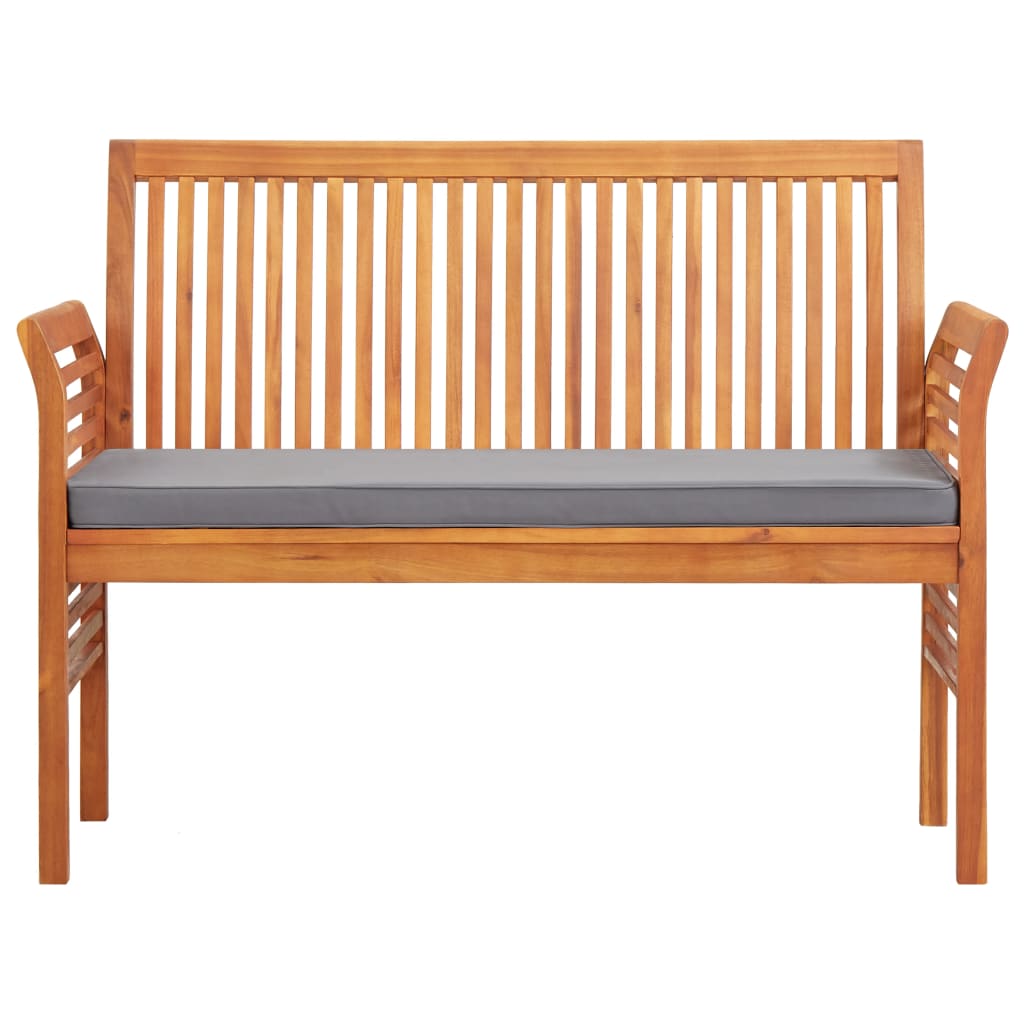 banc de jardin en bois d'acacia