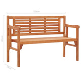 Banc de Jardin en Bois Pliable