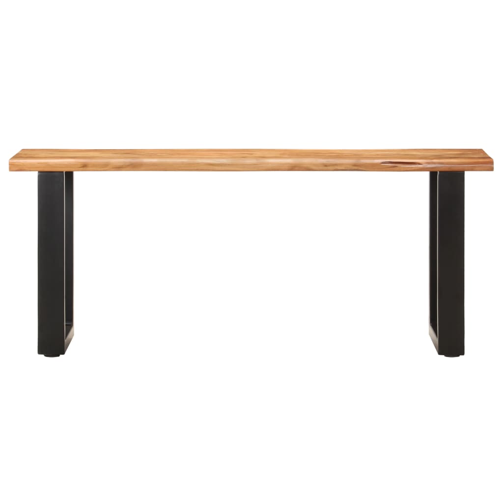 banc de jardin design en bois et metal