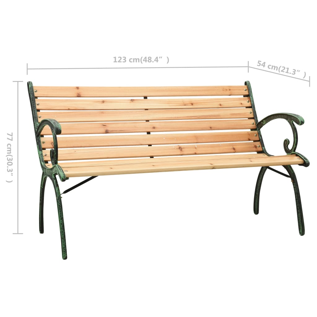 Banc de Jardin Pied en Fonte