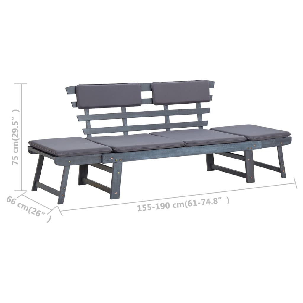 Banc de Jardin Modulable