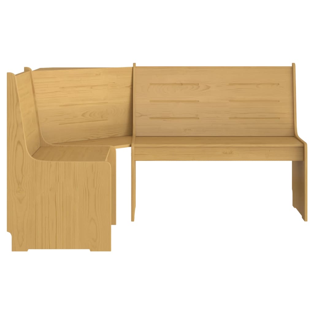 banc d angle en bois massif