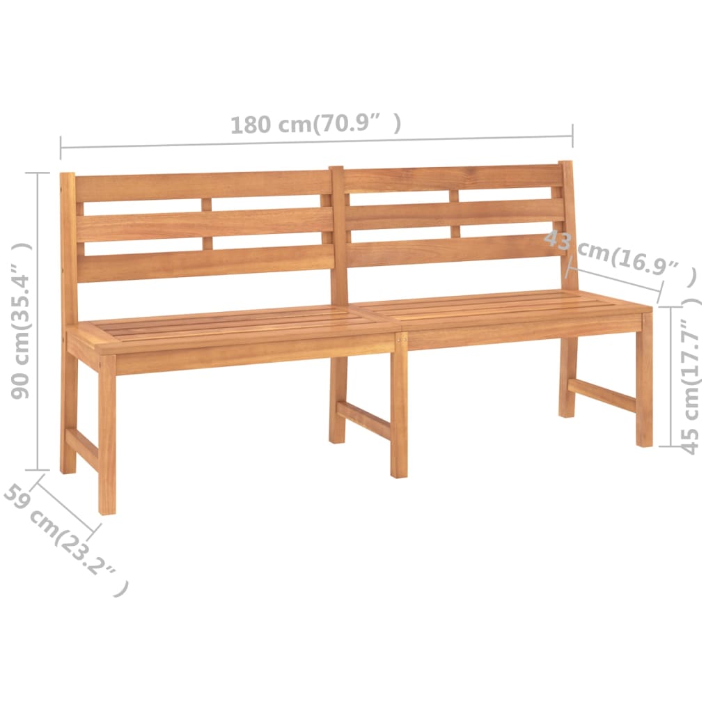 Banc de Jardin 180 cm