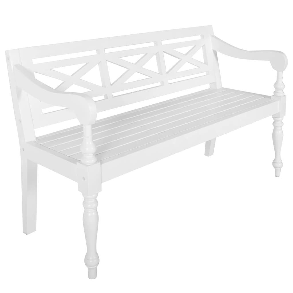 banc blanc 2 places