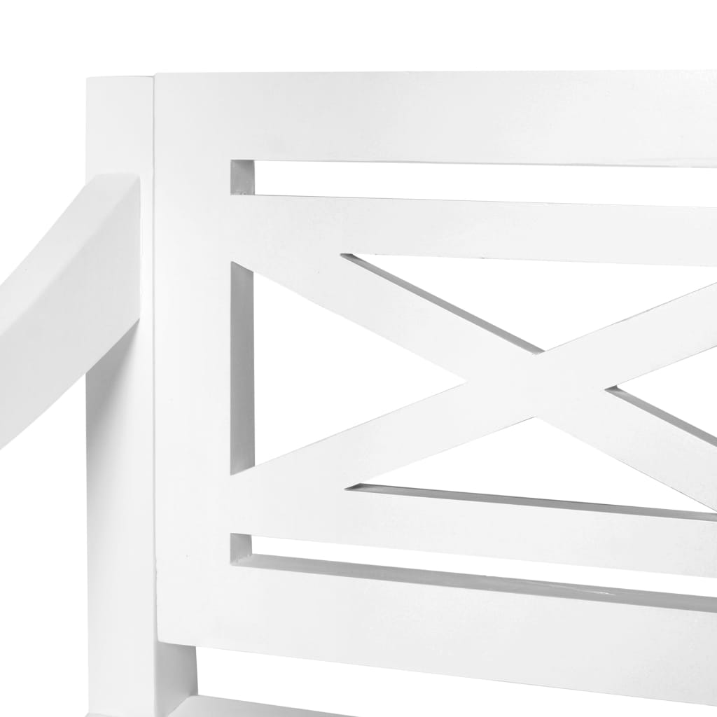 Banc Blanc en Bois