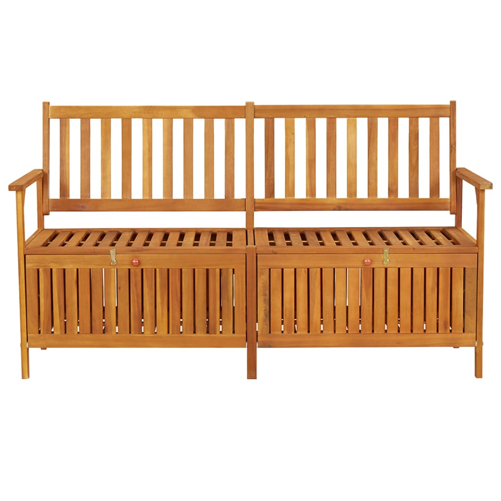 banc de jardin avec coffre de rangement