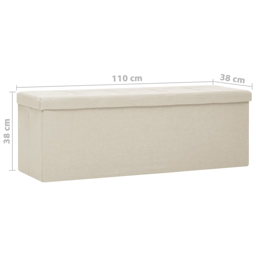 Banc Coffre Pliable