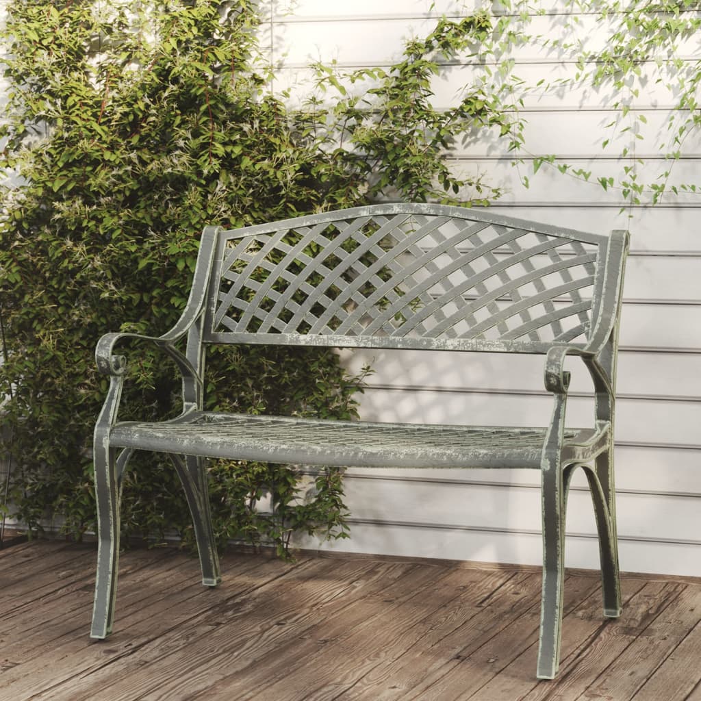 banc de jardin aluminium