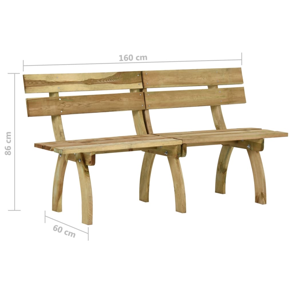 Banc de Jardin 160 cm