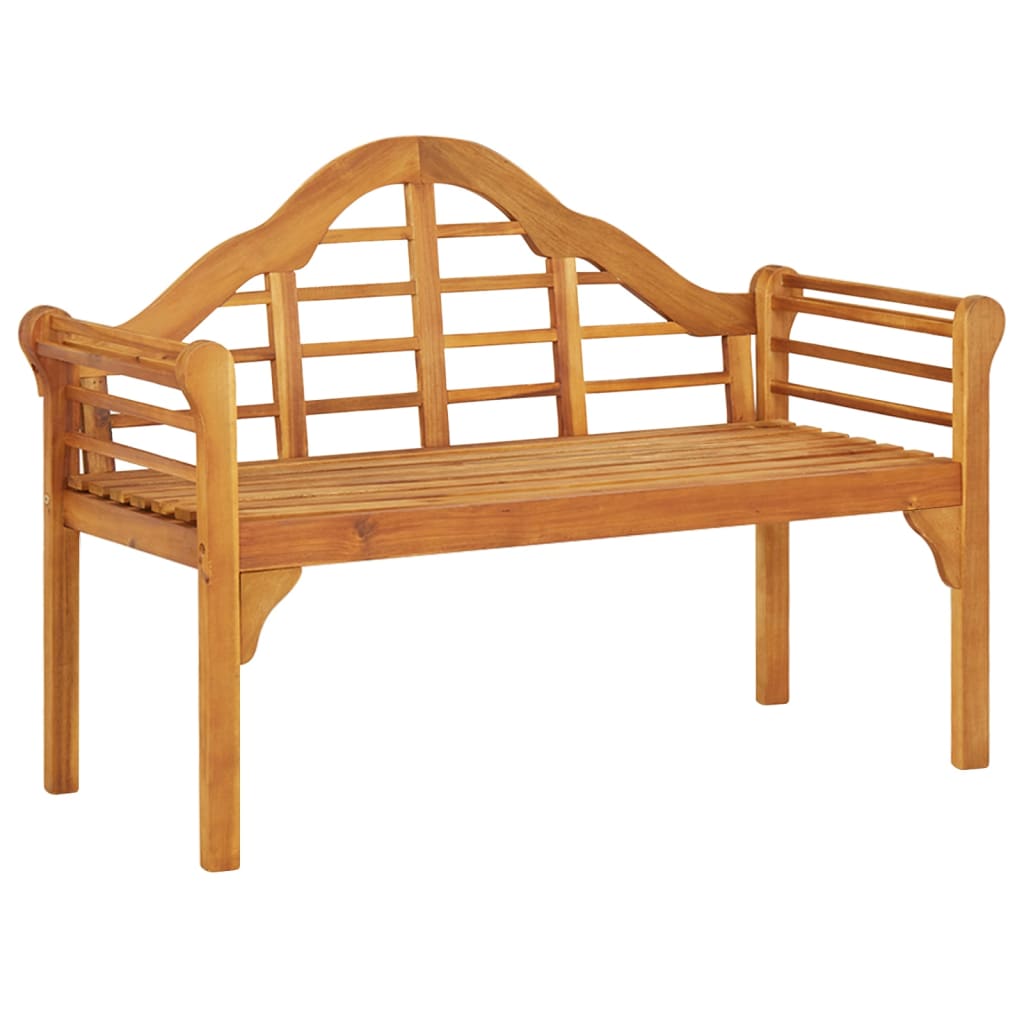 banc de jardin style anglais en acacia