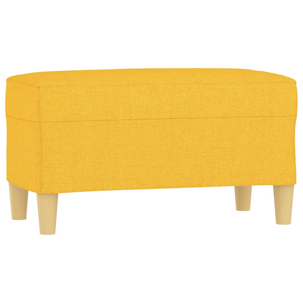 banc d'entrée jaune en bois