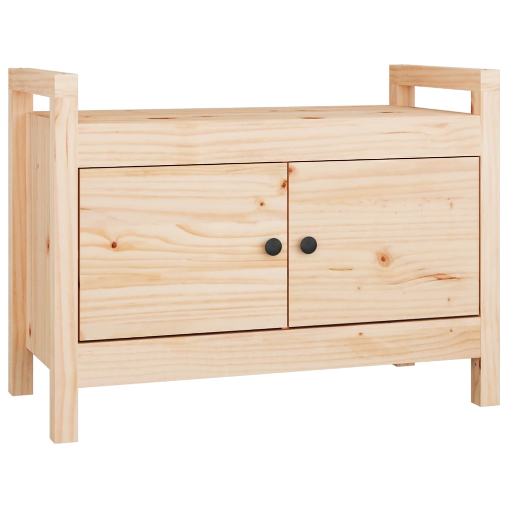 banc d'entrée longueur 80 cm en bois