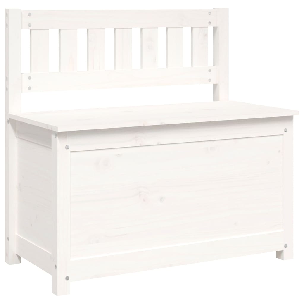 Banc Coffre de Jardin Blanc