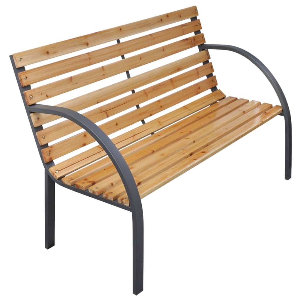 banc de jardin lattes bois