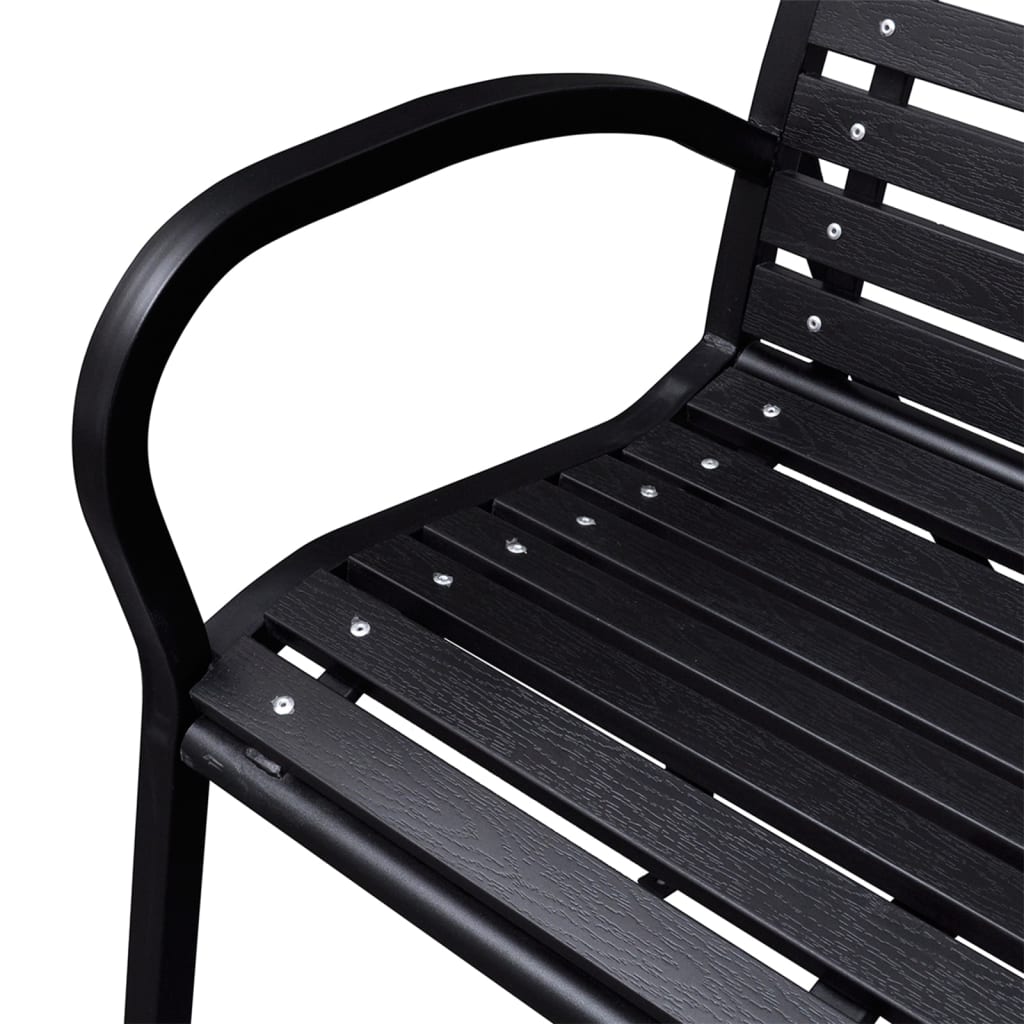 Banc de Jardin Noir