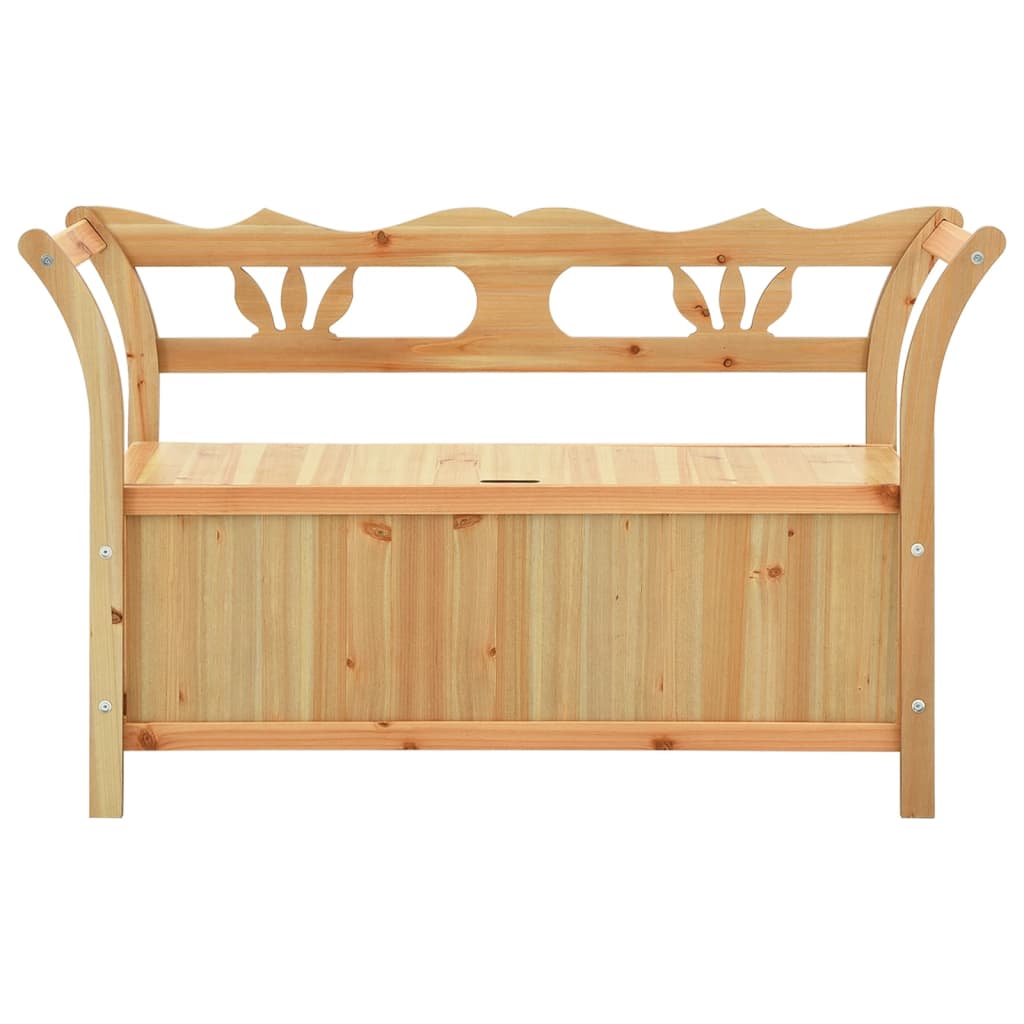 banc coffre en bois massif