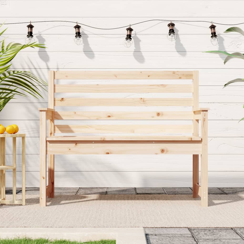 Banc de jardin avec dossier