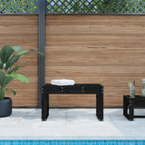 banc noir salle de bain