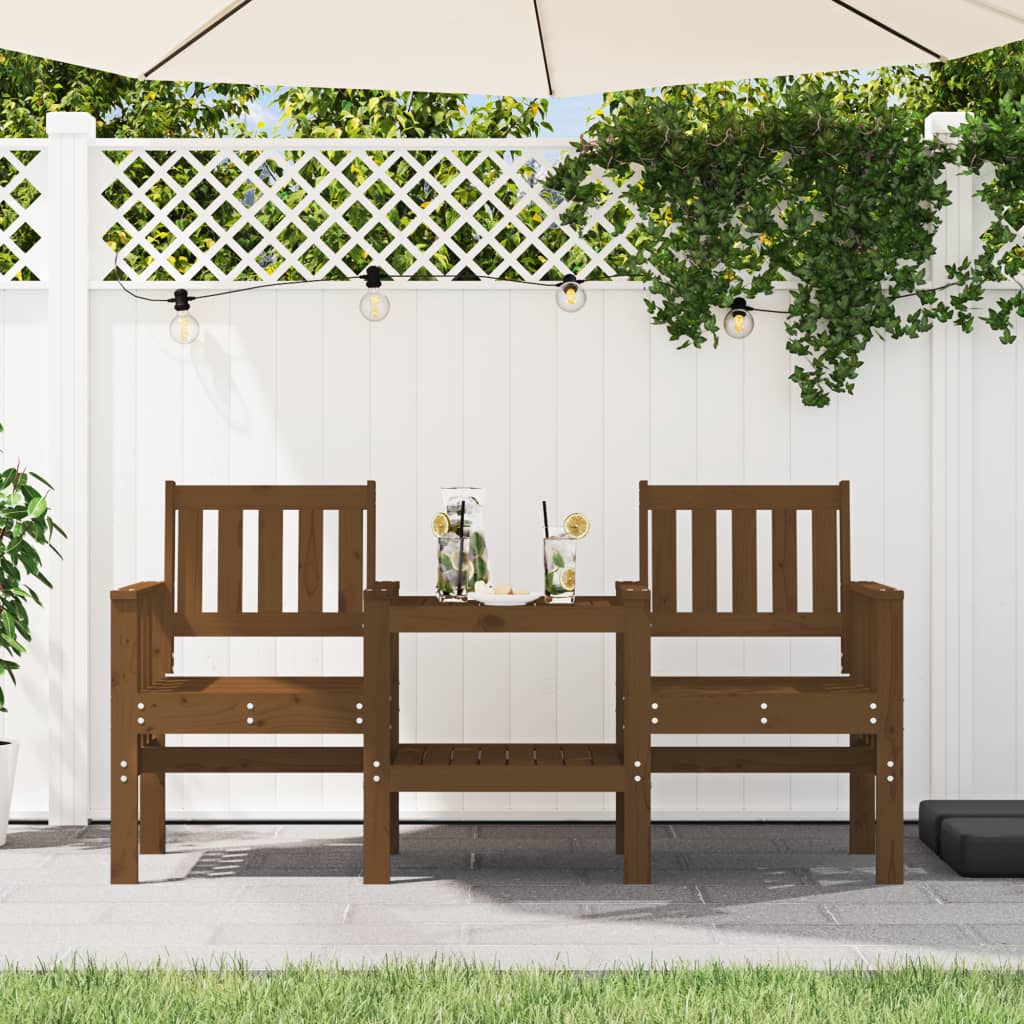  banc de jardin double