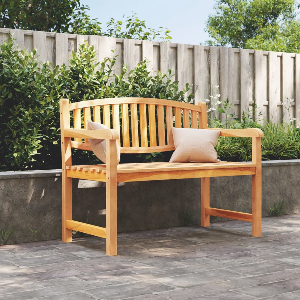 banc de jardin avec accoudoirs