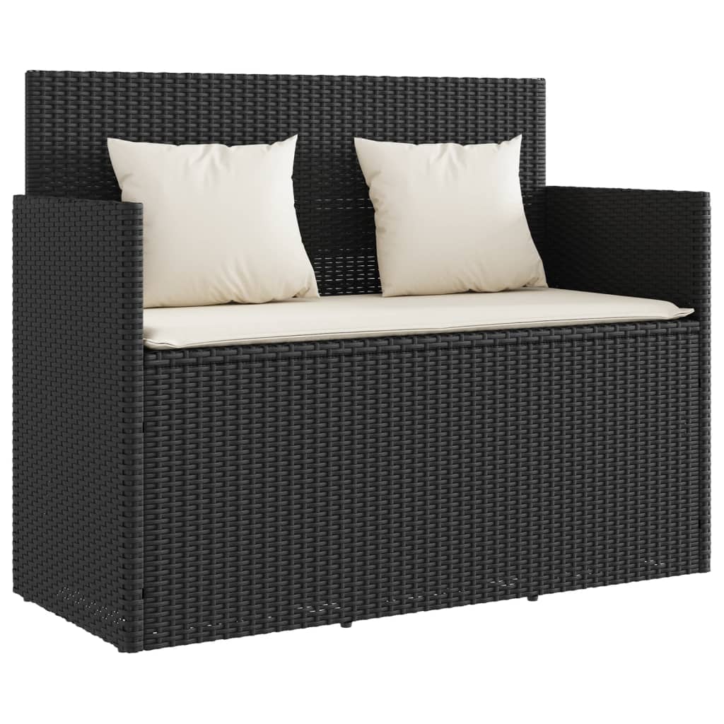 banc de jardin resine noir