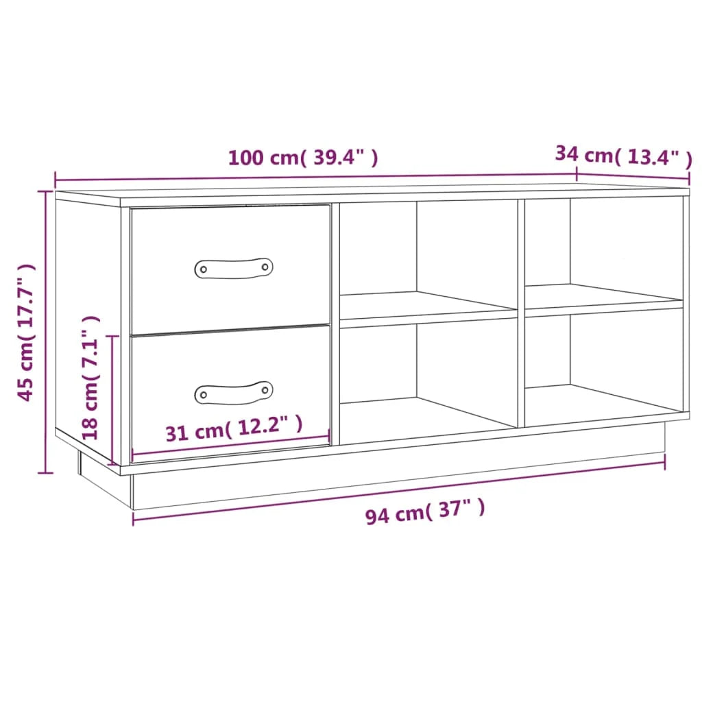 Banc avec Rangement en Bois