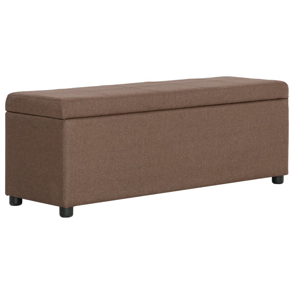 banc coffre pour chambre marron