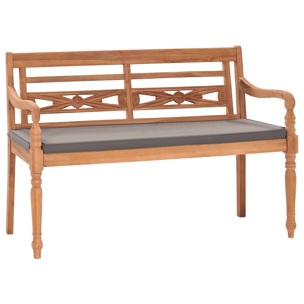 banc de jardin avec coussin