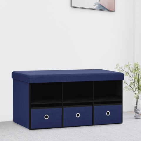 banc de rangement pliable