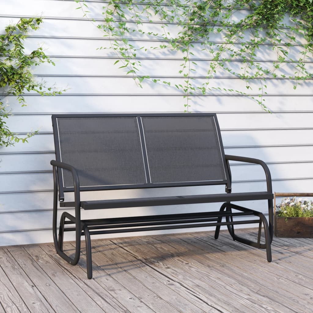 banc de jardin en textilène