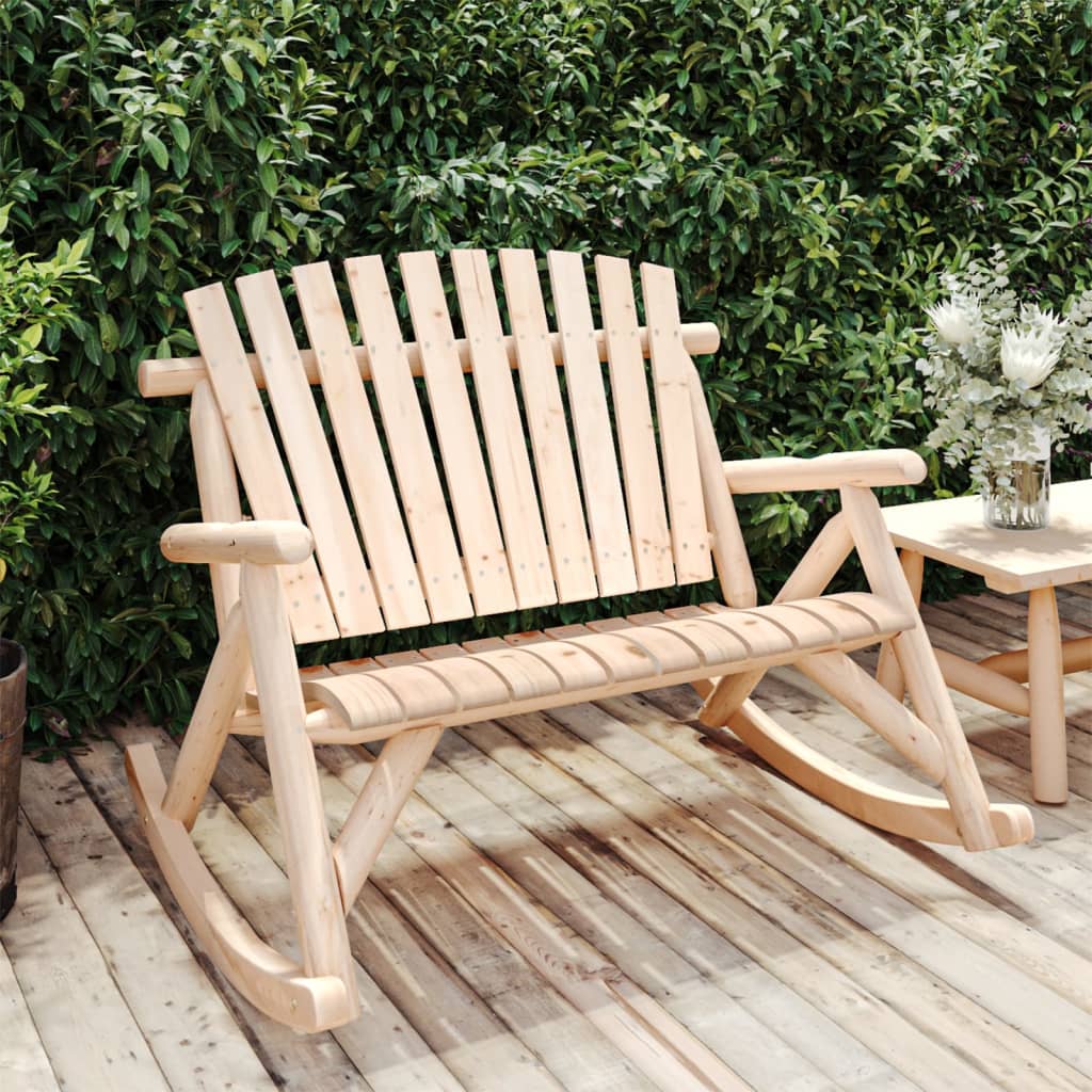 banc de jardin en bois 2 places