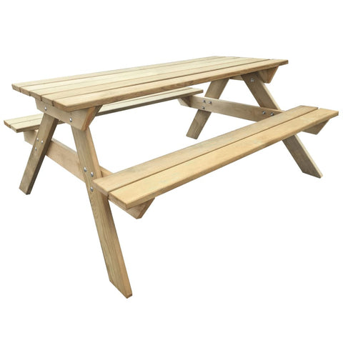 banc et table de jardin