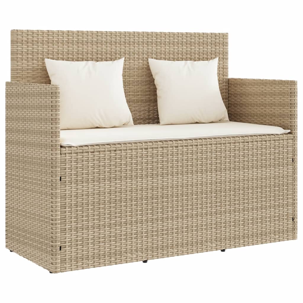 banc de jardin resine beige