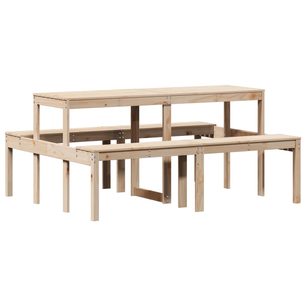 Table et Banc en Bois