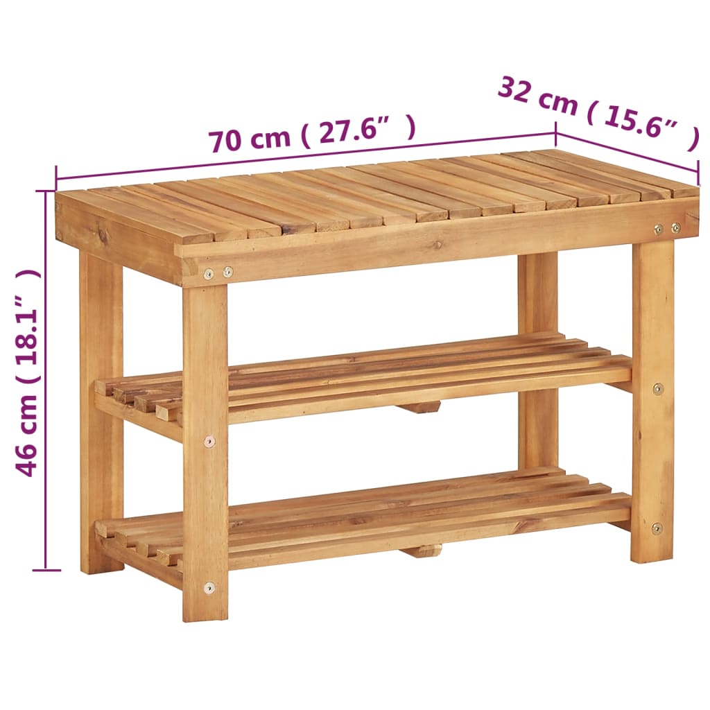 banc de rangement en bois pour salle de bain