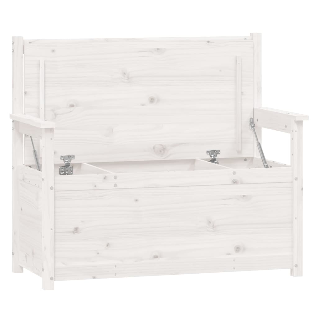 Banc Coffre en Bois Blanc