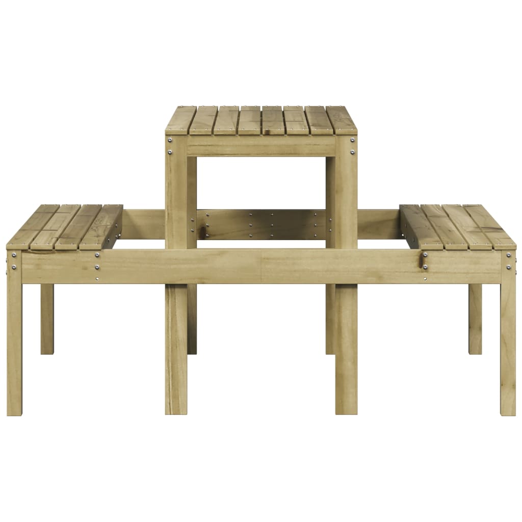 Table en Bois de Jardin avec Banc