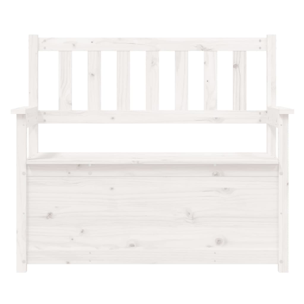 Banc Coffre en Bois Blanc