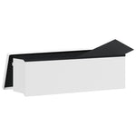 Banc Coffre de Rangement Blanc