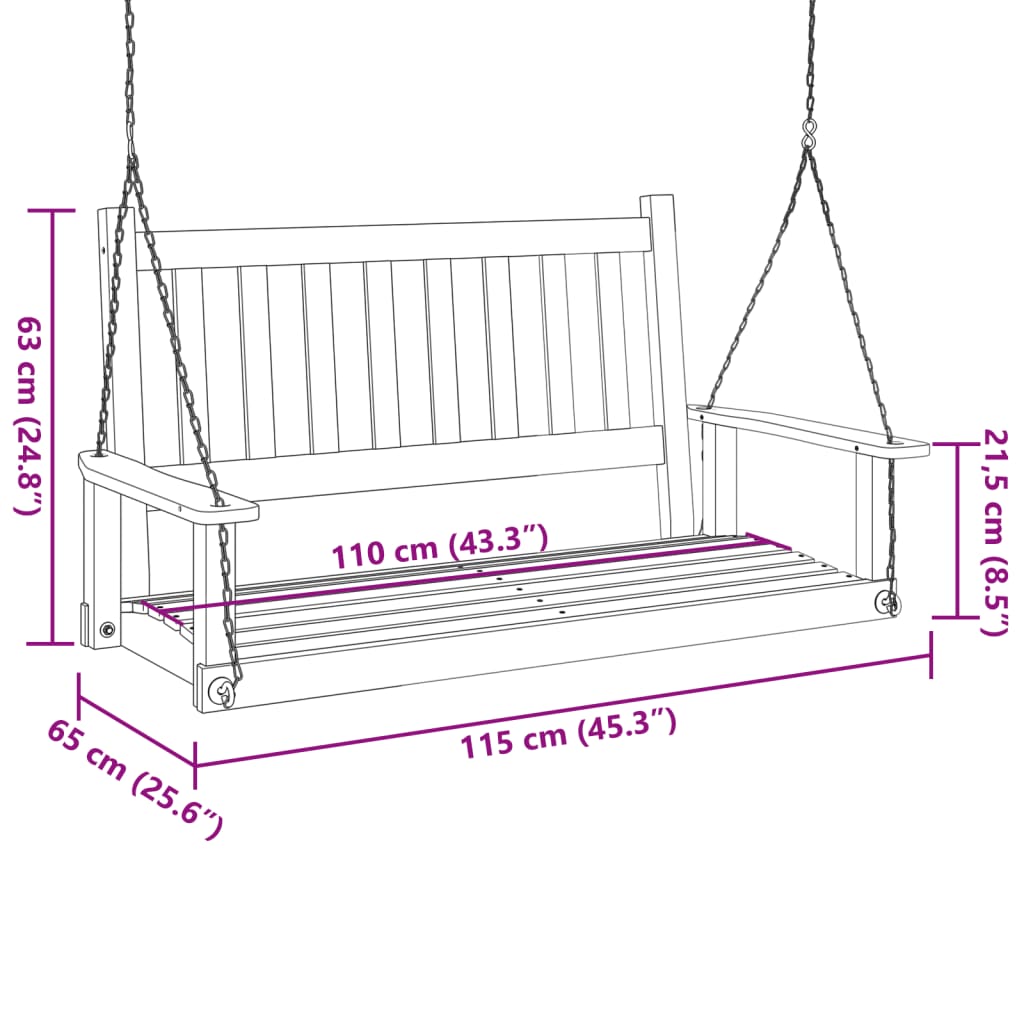 Banc Balancelle de Jardin