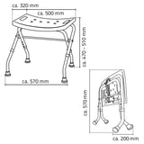 Banc de Douche Pliable